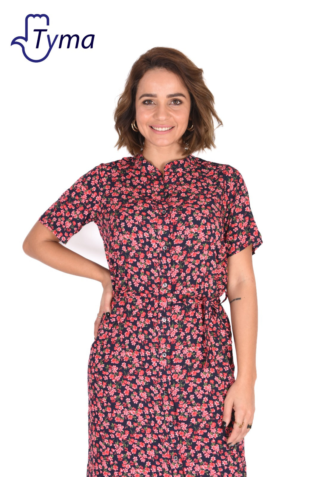 TaraRedFleurDress
