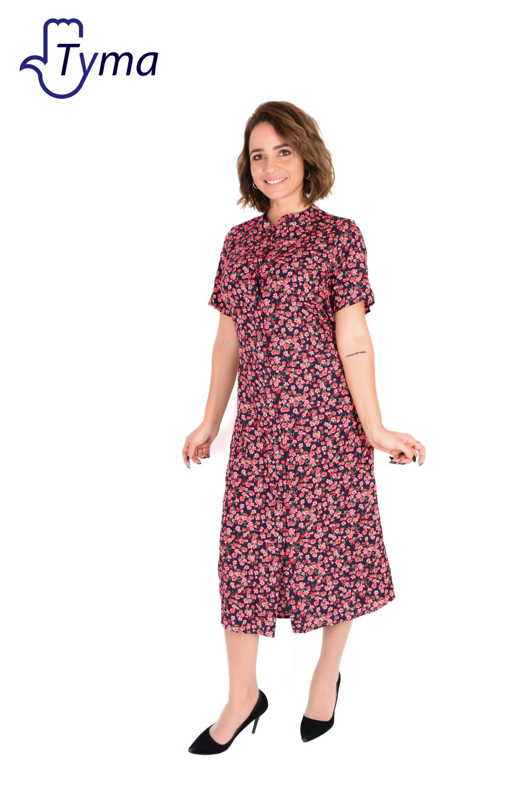 TaraRedFleurDress