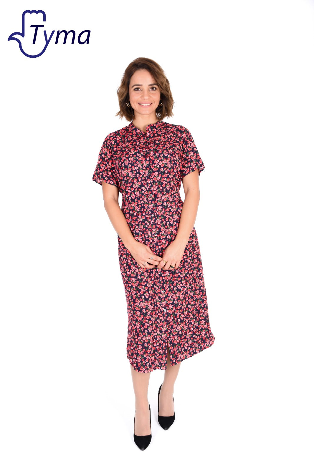 TaraRedFleurDress